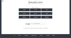 Desktop Screenshot of jbwyatt.com